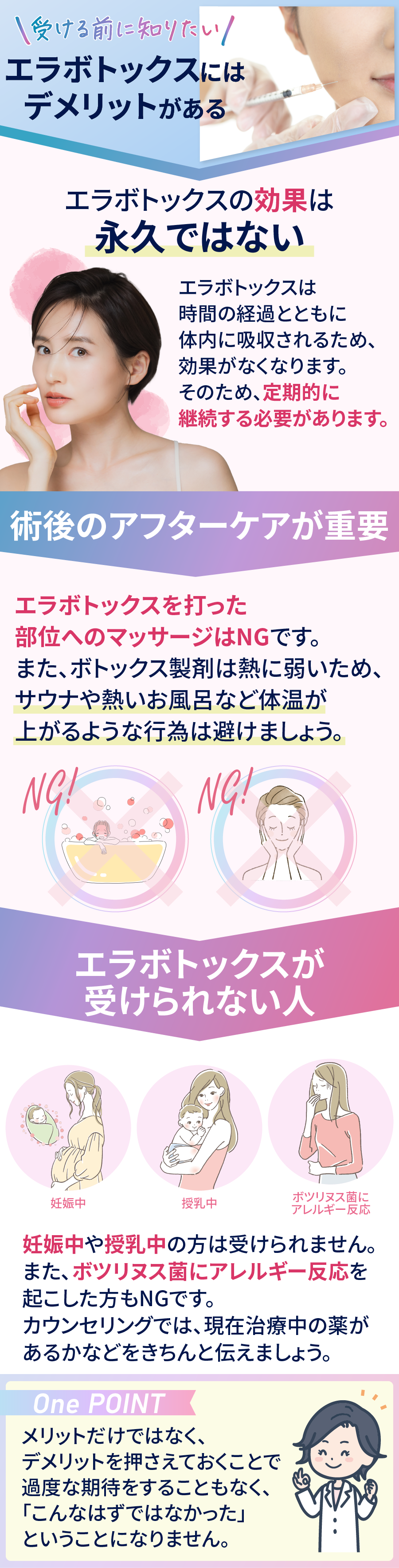 エラボトックスのデメリット